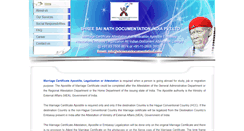 Desktop Screenshot of marriagecertificate-attestation-apostille.com